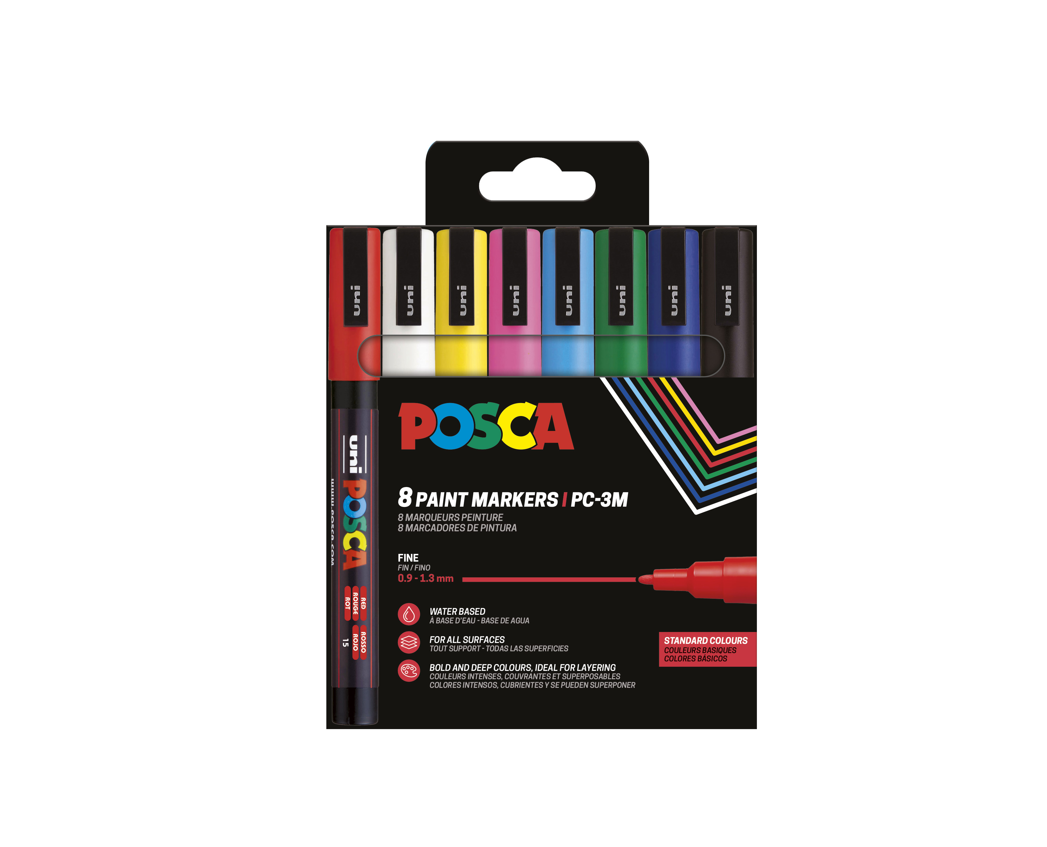 PC-3M 8P SET BASIC COLOR